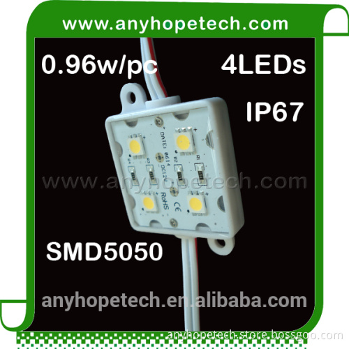 Top reliability Warm White 4LEDs pixel led module with CE RoHS approval